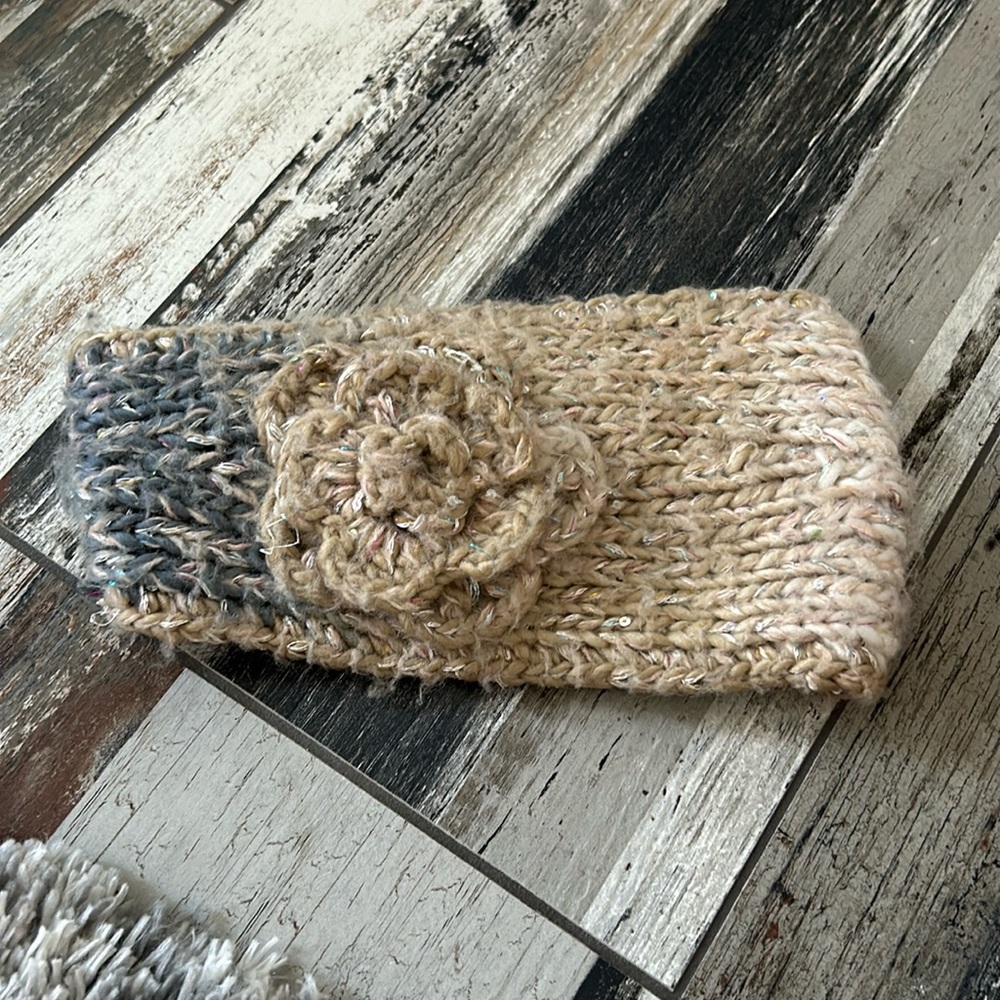 Crocheted ear warmer